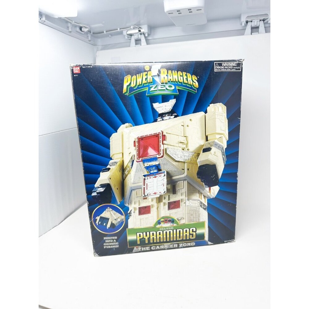 Power Rangers ZEO Deluxe Pyramidas The Carrier‎ Zord Figure 1996 Vintage Bandai - Picture 4 of 10